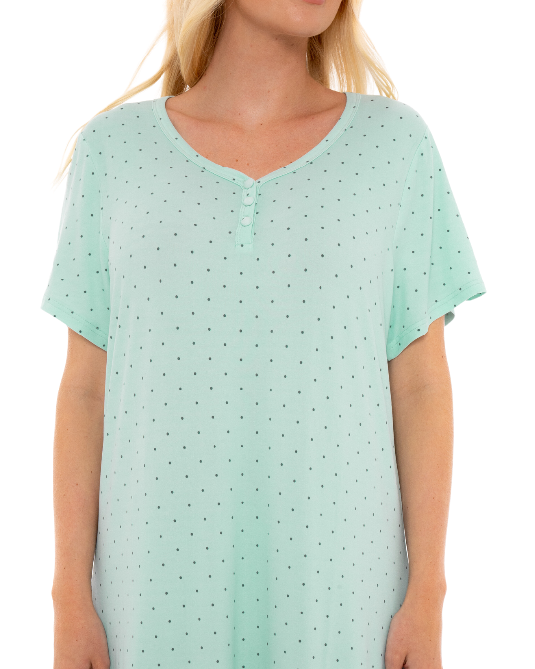 Long Plus Size Luxury Soft Touch Jersey Nightshirt – Suzy & Me Collection