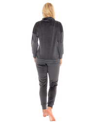 Luxury Soft Velour Cowl Neck Lounge Pyjamas