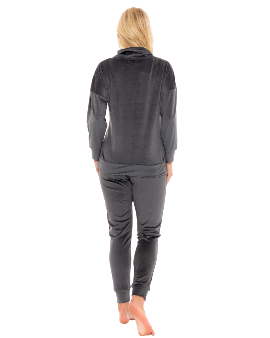Luxury Soft Velour Cowl Neck Lounge Pyjamas