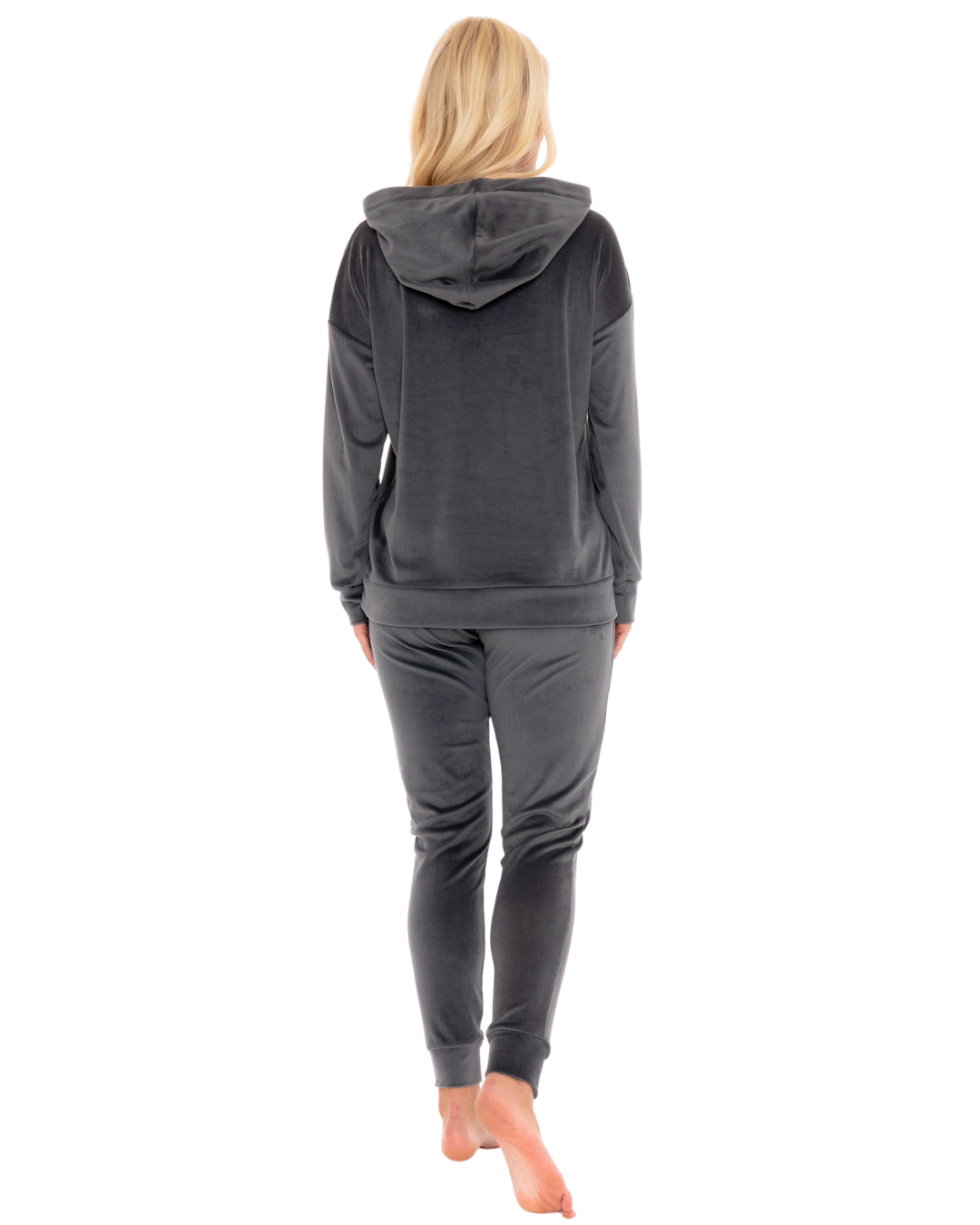 Luxury Soft Velour Hooded Lounge Pyjamas