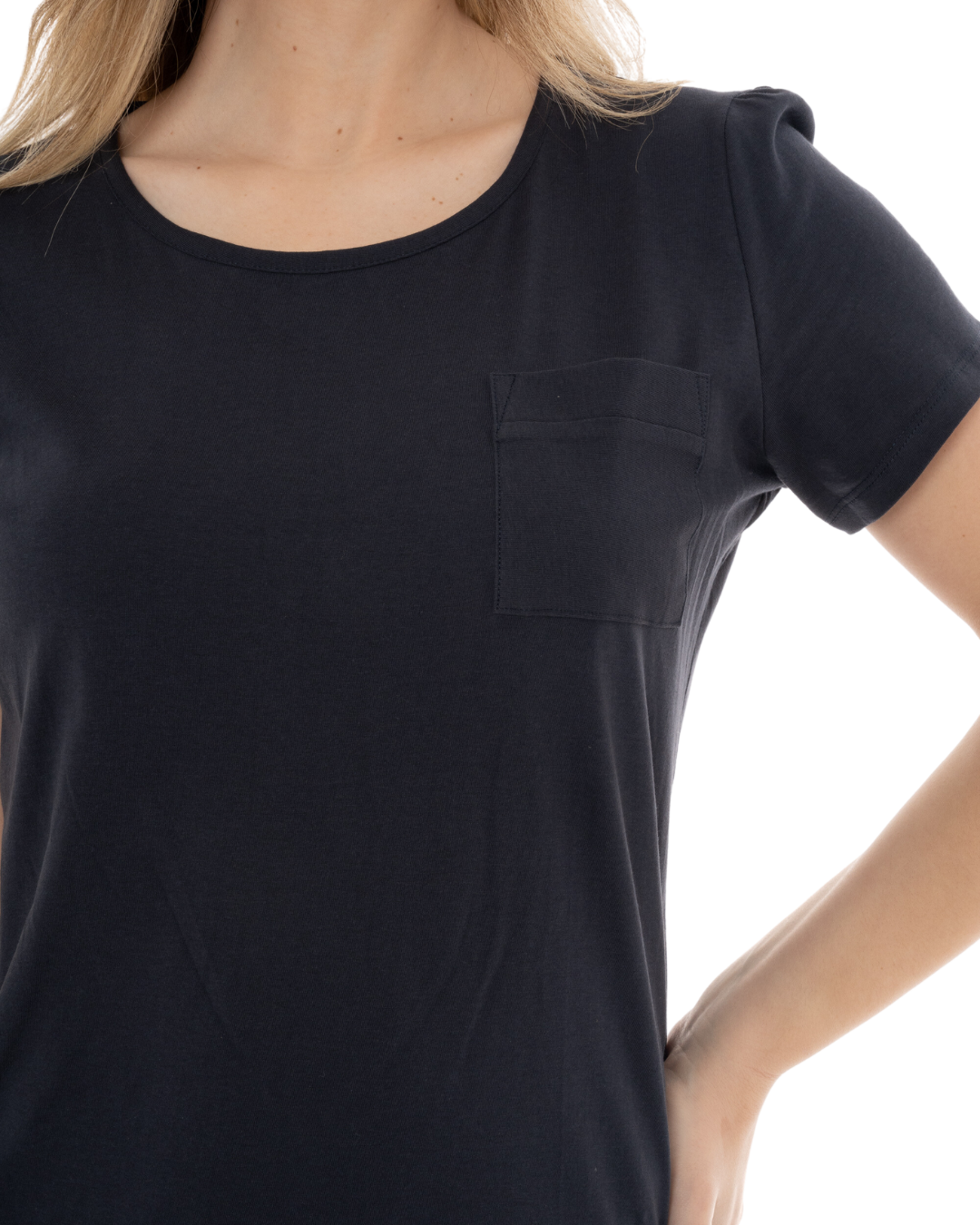 Pack of 2 Peach & Navy 100% Cotton Nightshirts