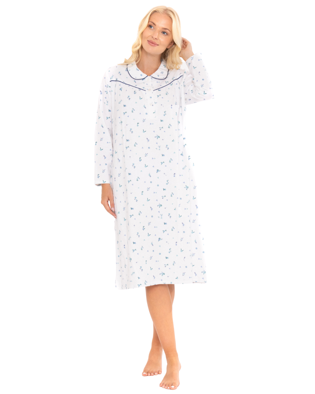 Classic Floral Wincy Nightdress Standard Length