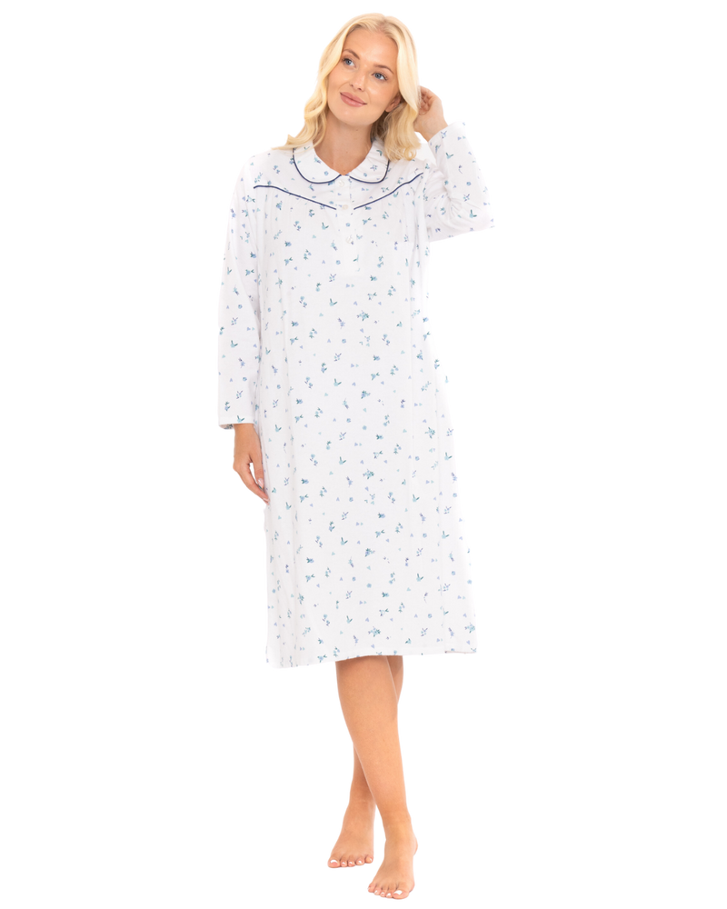 Classic Floral Wincy Nightdress Standard Length