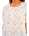 Birds and Butterfly 100% Cotton Short Sleeve Nightdress
