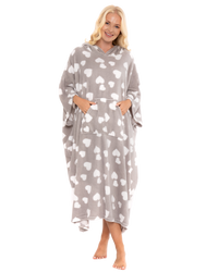 Luxury Fleece Oversized Lounger Poncho / Blanket