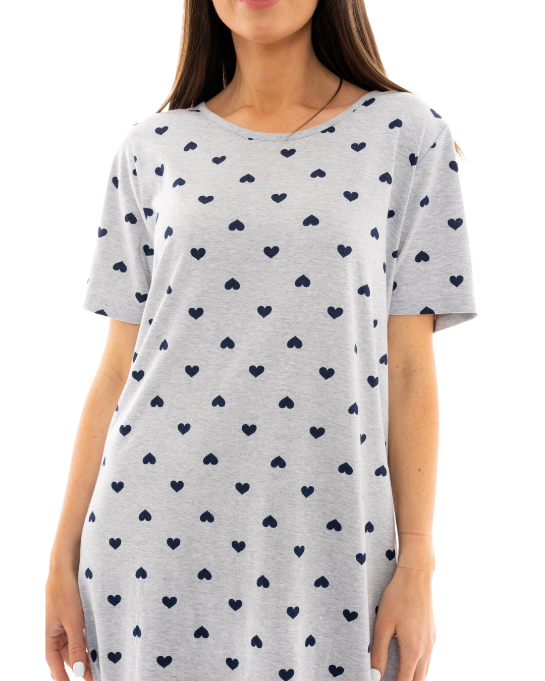 Women's 100% Cotton Pack of 2 Duck Egg Butterfly Nightshirts