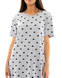 Women's 100% Cotton Pack of 2 Duck Egg Butterfly Nightshirts