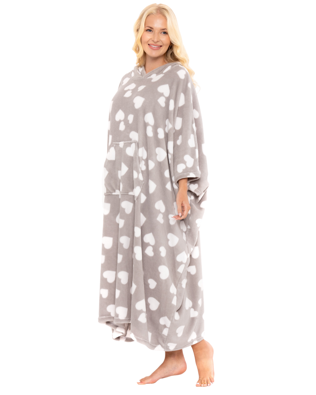 Luxury Fleece Oversized Lounger Poncho / Blanket