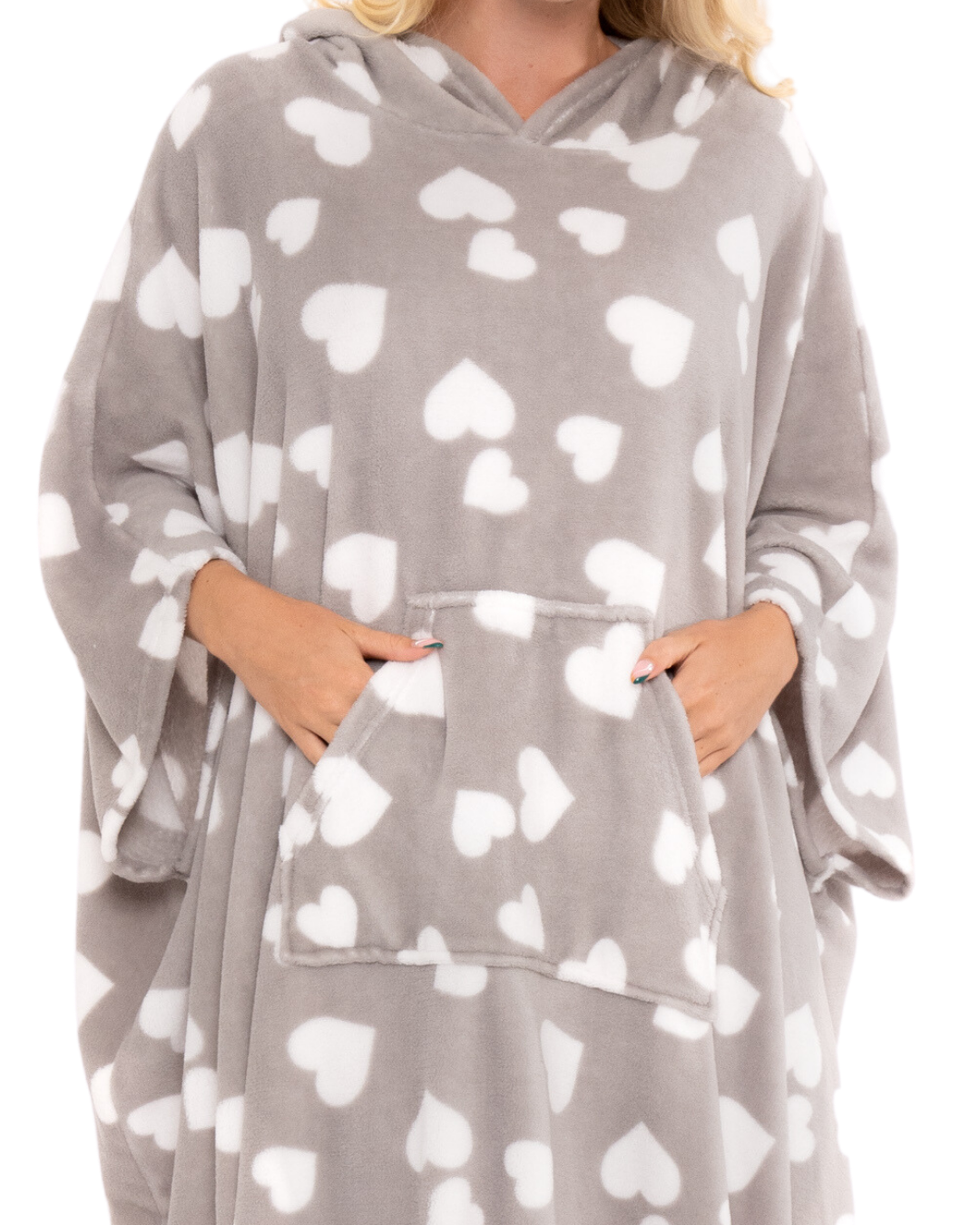 Luxury Fleece Oversized Lounger Poncho / Blanket