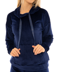 Luxury Soft Velour Hooded Lounge Pyjamas