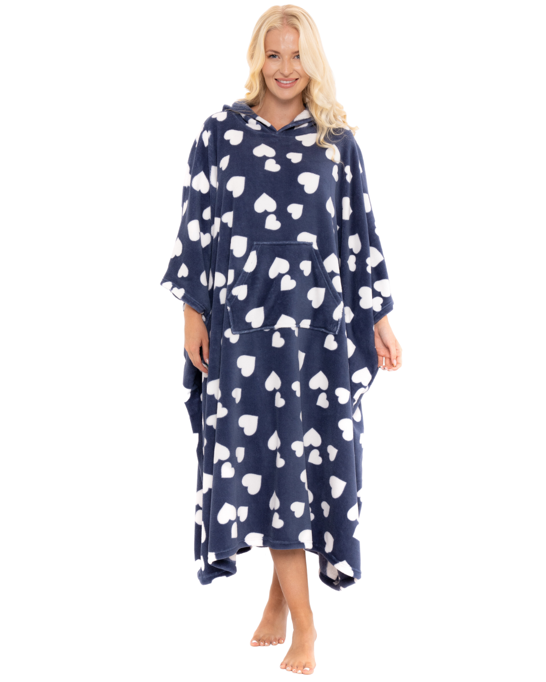 Luxury Fleece Oversized Lounger Poncho / Blanket