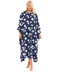 Luxury Fleece Oversized Lounger Poncho / Blanket