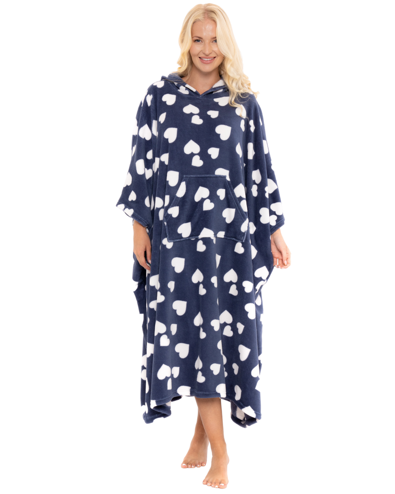Luxury Fleece Oversized Lounger Poncho / Blanket