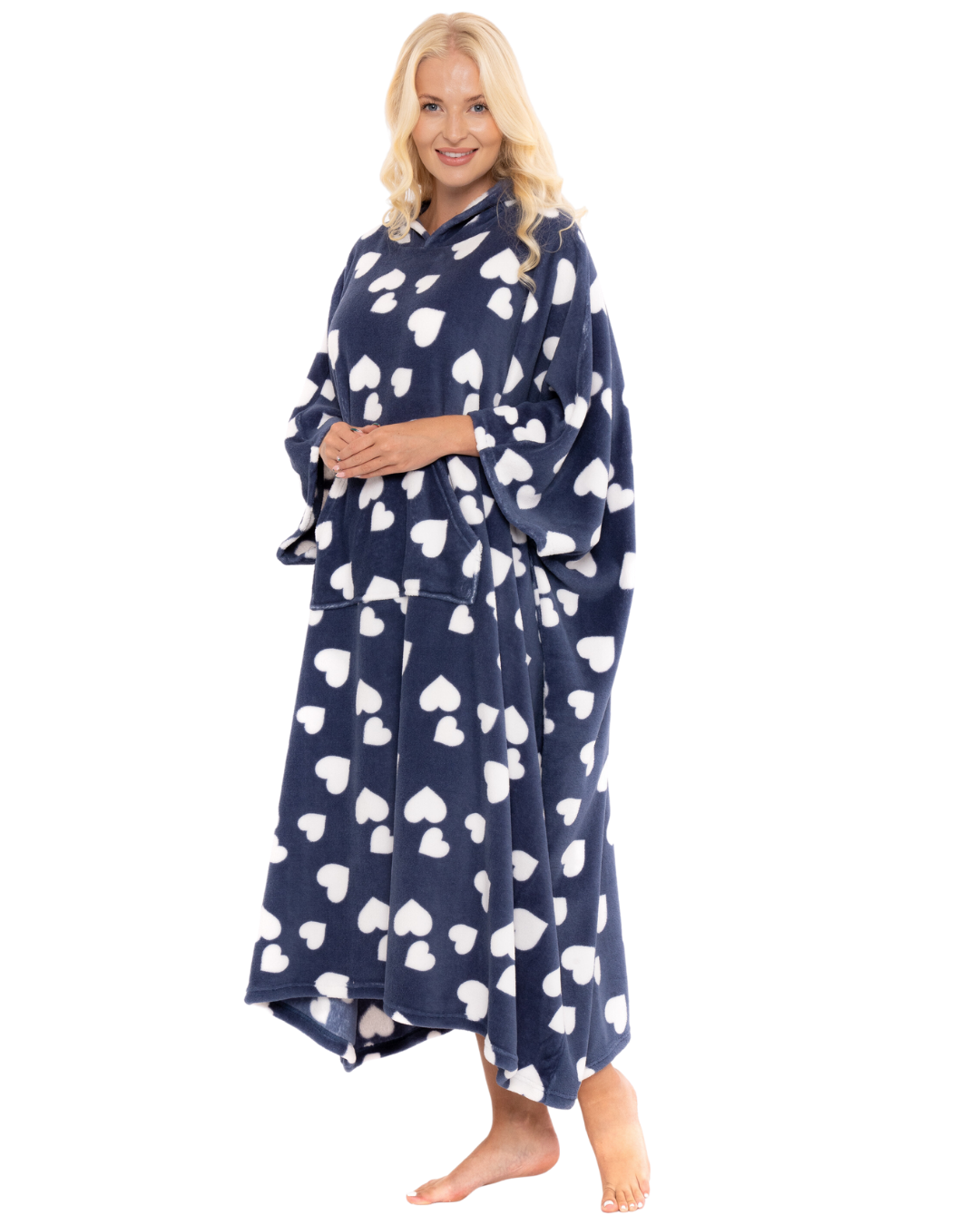 Luxury Fleece Oversized Lounger Poncho / Blanket