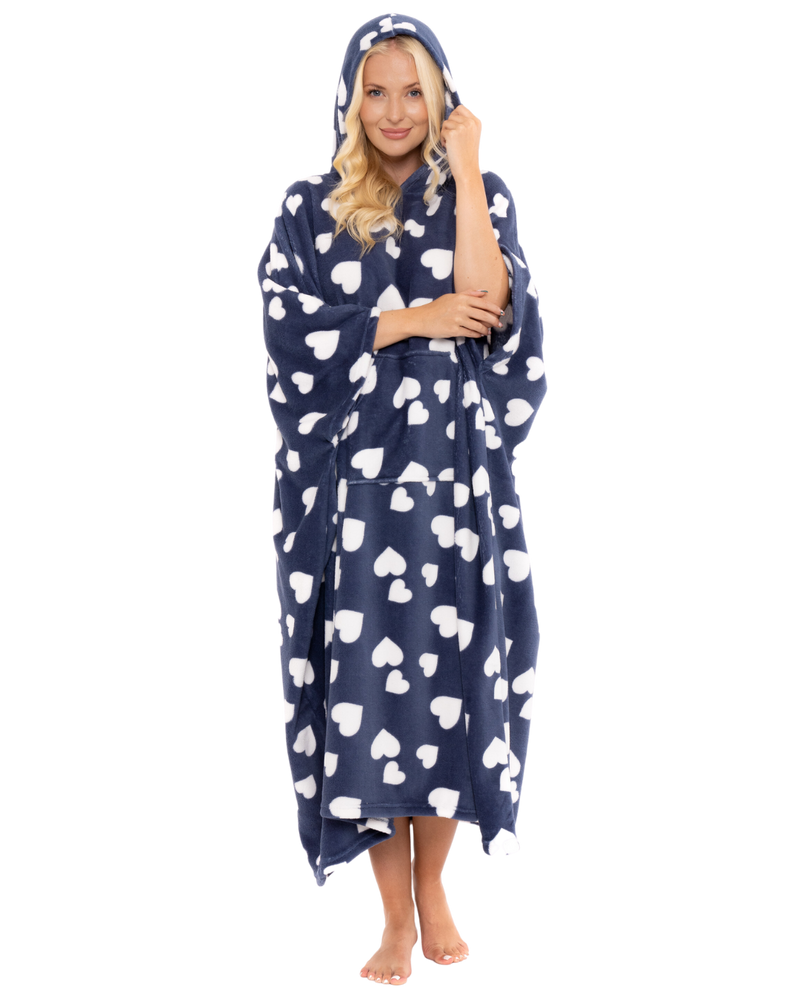 Luxury Fleece Oversized Lounger Poncho / Blanket