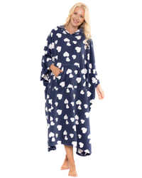 Luxury Fleece Oversized Lounger Poncho / Blanket