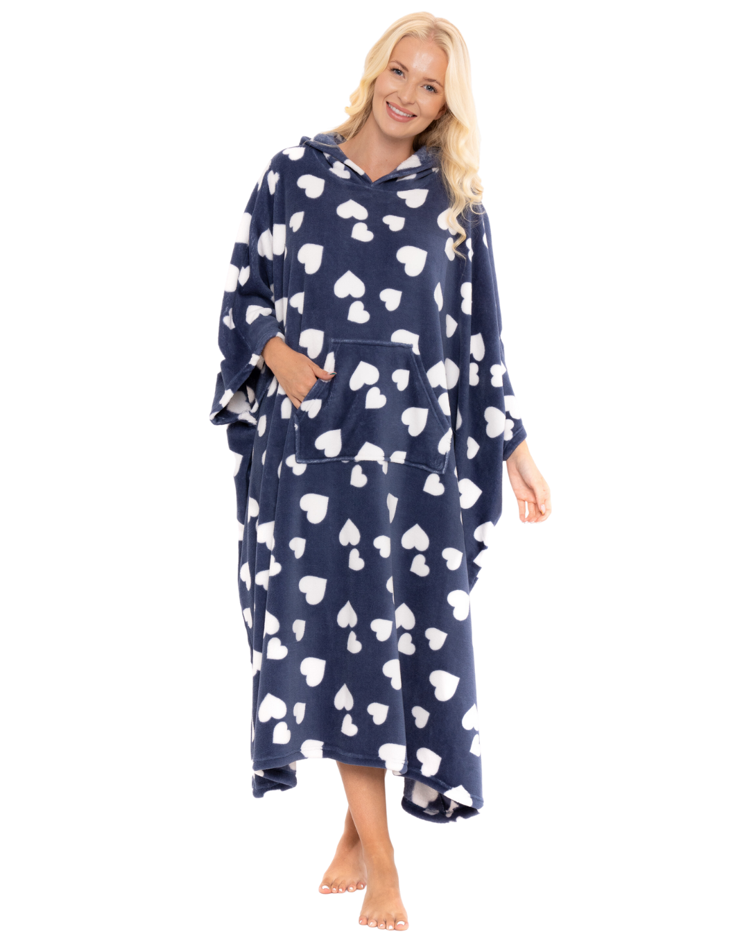 Luxury Fleece Oversized Lounger Poncho / Blanket