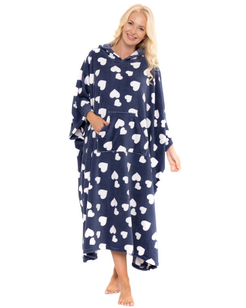 Luxury Fleece Oversized Lounger Poncho / Blanket
