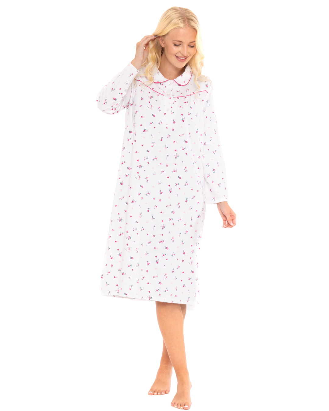 Classic Floral Wincy Nightdress Standard Length