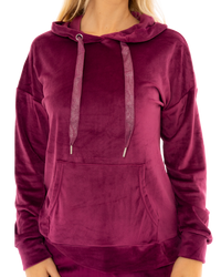 Luxury Soft Velour Hooded Lounge Pyjamas