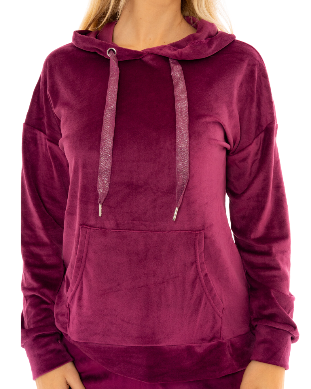 Luxury Soft Velour Hooded Lounge Pyjamas