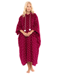 Fleece Oversized Lounger Poncho / Blanket