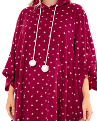 Fleece Oversized Lounger Poncho / Blanket