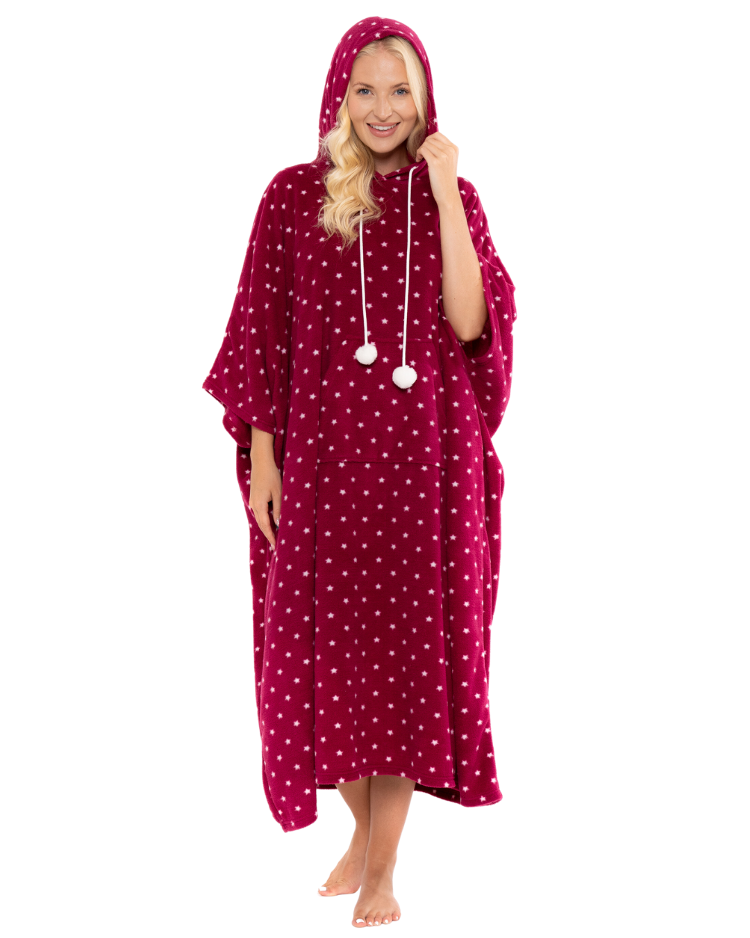 Fleece Oversized Lounger Poncho / Blanket