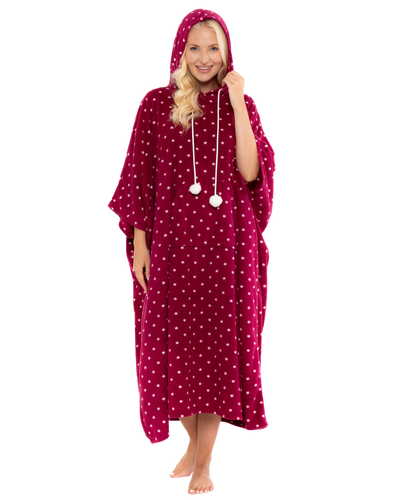 Fleece Oversized Lounger Poncho / Blanket