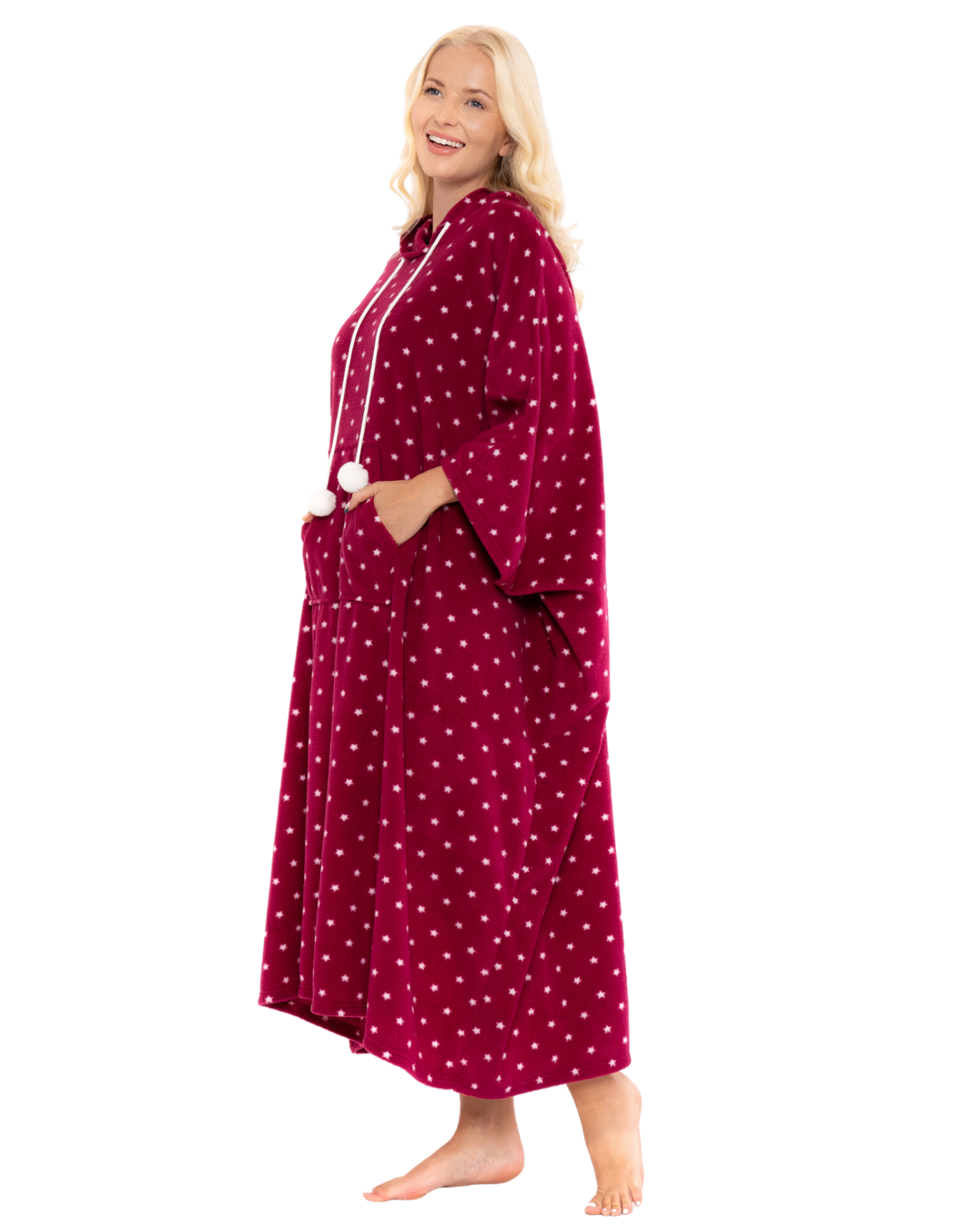 Fleece Oversized Lounger Poncho / Blanket