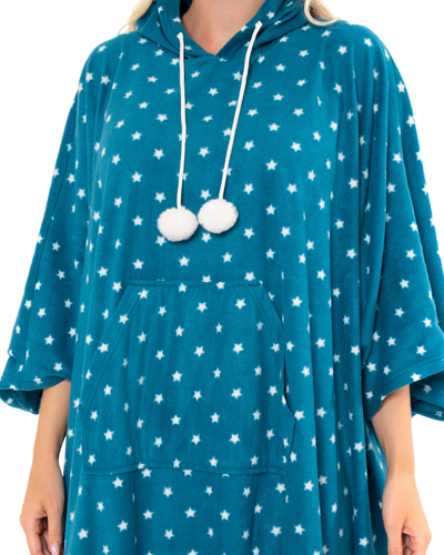 Fleece Oversized Lounger Poncho / Blanket