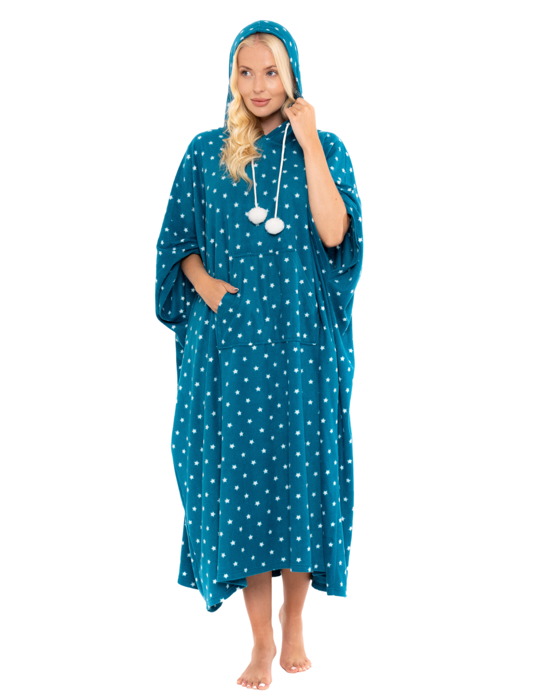 Fleece Oversized Lounger Poncho / Blanket