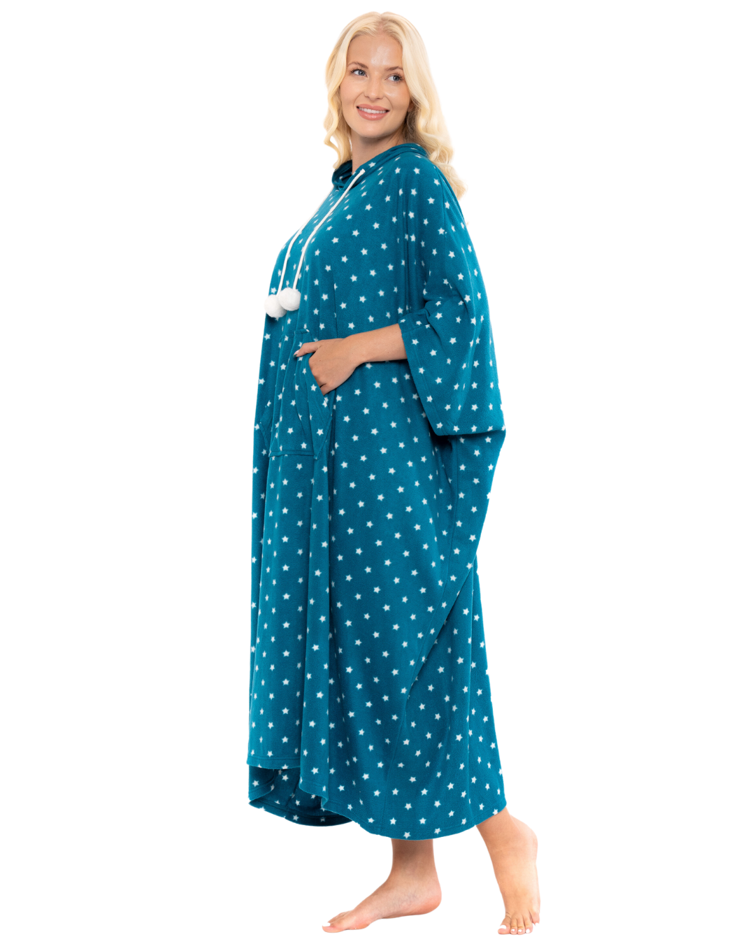 Fleece Oversized Lounger Poncho / Blanket