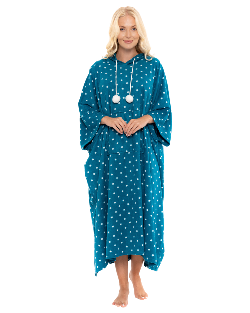 Fleece Oversized Lounger Poncho / Blanket